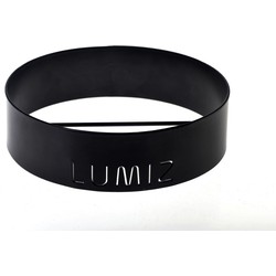 Metalen ring l 18 cm zwart - Lumiz