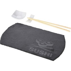 Porseleinen sushi serveerset voor 1 persoon 4-delig - Serveerschalen