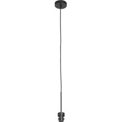 Steinhauer hanglamp Sparkled light - zwart - metaal - 11 cm - E27 fitting - 3602ZW