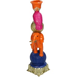 URBANJNGL - Kandelaar - Oranje Olifant ↑ 26 cm