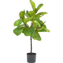 Kunstplant Ficus Tabaksplant 90 cm | NeverLeafs