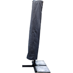 Kopu® Parasolhoes XL voor Zweefparasol 3 x 3 m Vierkant - Grijs