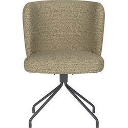 Eetkamerstoel Stan Groen Spider Swivel - Giga Meubel