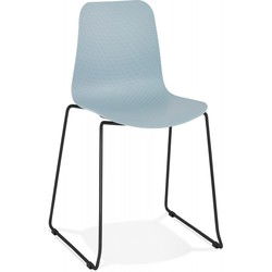EXPO moderne stoel 55x50x825 cm Blauw