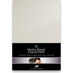 Hotel Home Collection - Topper Molton-Stretch - 140x200/220+10 cm - Wit