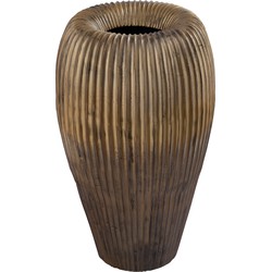 PTMD Russel Gold alu round pot ribbed high