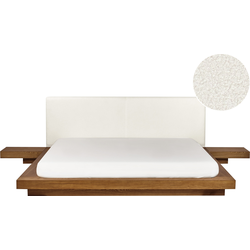 Beliani ZEN - Waterbed-Lichte houtkleur-MDF