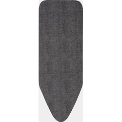 Strijkplankhoes C, 124x45 cm, 8 mm foam - Denim Black