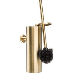 XIVADA Toiletborstel Mura - Met houder - Boren - Rvs - Goud