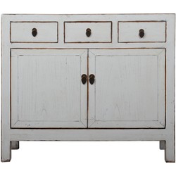 Fine Asianliving Antieke Chinese Dressoir Wit High Gloss