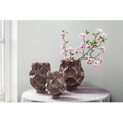 PTMD Bloempot Cu - 30x29x34 cm - Keramiek - Roze