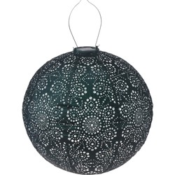 Solar lampion rond fiore 40 cm groen - Lumiz