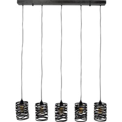 AnLi Style Hanglamp 5x ø17 spindle