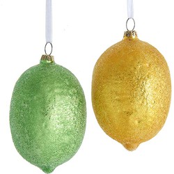Ornament lemon glas h11 cm - Kurt S. Adler