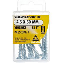Spaanpl.schr. 4.5x50mm 12st