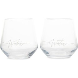 Rivièra Maison RM Water Glass 2 pcs set van 2