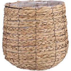 Mica Decorations Avalon Ronde Mand - H31 x Ø30 cm - Zeegras - Bruin