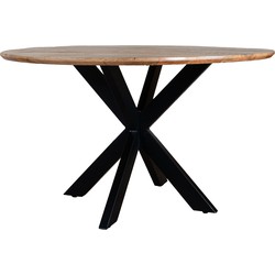 Eettafel Icon ø130 cm - Mangohout