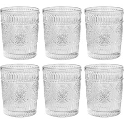 Krumble Waterglas vintage - 260 ml - Set van 6