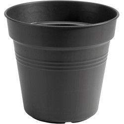 2 stuks - Bloempot Green basics kweekpot 27 cm living black