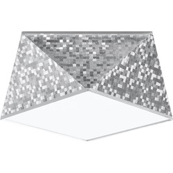 Plafondlamp modern hexa zilver
