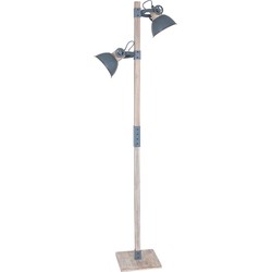 Mexlite vloerlamp Gearwood - grijs -  - 2666GR