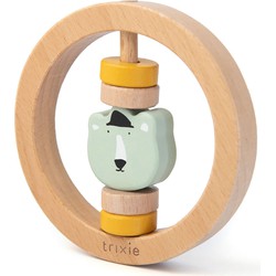 Trixie Trixie Houten ronde rammelaar - Mr. Polar Bear