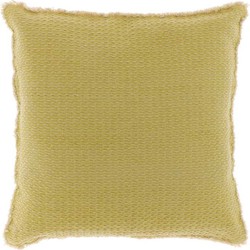 Unique Living - Kussen Floyd 45x45cm Soft Yellow