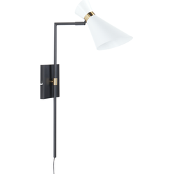Beliani MELAWI - Muurlamp-Wit-IJzer