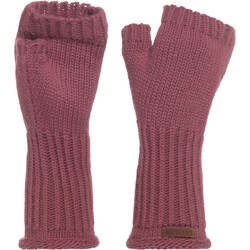 Knit Factory Cleo Handschoenen - Stone Red - One Size