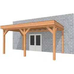 Hillhout douglas terrasoverkapping premium | 500 x 360 cm