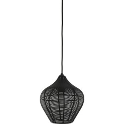 Light & Living - Hanglamp ALVARO - Ø20x22cm - Zwart