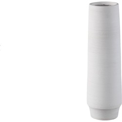 PTMD Vaas Zonna - 14x14x46 cm - Keramiek - Wit