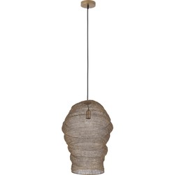 PTMD Miko Brass iron wired hanging lamp see through L