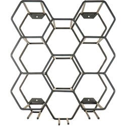 HV Wijnrek Zwart - 27x19.5x32.5cm