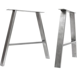 The Hairpin Leg Co. - A-frame - Industriële Poten - Tafel - H71xW78cm - Brede Tafelpoten - Transparante Lak