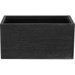 MYRA - Plantenbak - Zwart - 60 cm - Klei-vezelmengsel