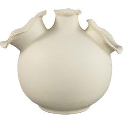 PTMD Vaas Umme - 28x22x23 cm - Keramiek - Creme