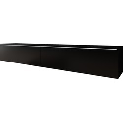 Meubella - TV-Meubel Dixon - Mat Zwart - 180 cm