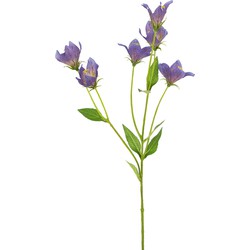 Greenmoods Kunstbloem Grasklokje - Campanula rotundifolia - Nep plant - 1 Stuk - 62cm - Paars -