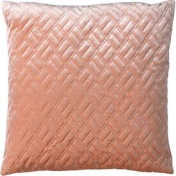 Dutch Decor NOVA - Sierkussen velvet Dusty Pink 45x45 cm - roze - Dutch Decor