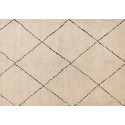 MUTKI  - Shaggy vloerkleed - Beige - 160 x 230 cm - Polyester