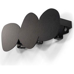 Spinder x Eva van de Ven kapstok Tumulo Small - Zwart - 3 haken