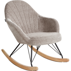 Beliani SKALE - Schommelstoel-Beige-Polyester