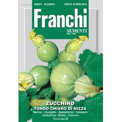 Courgette, Zucchino Tondo Chiaro Di Nizza 146/18 - Franchi