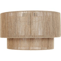 Beliani DORING - Plafondlamp-Natuurlijk-Jute