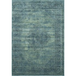Safavieh Traditional Indoor Woven Area Rug, Vintage Collection, VTG112, in Turquoise & Multi, 160 X 229 cm