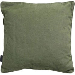 2 stuks! Sierkussen 45x45 piping Panama green