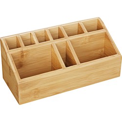 Decopatent® Pennenbakje - Bamboe - Buro Bakje - Pennen Potloden Scharen etc - Buro pennenbak - Bureau organizer met pennenhouder