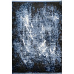 Luxury Picasso Art Elysee Vloerkleed - Laagpolig Luxe Tapijt - Soft Fluweel - Blauw- 160x230 CM